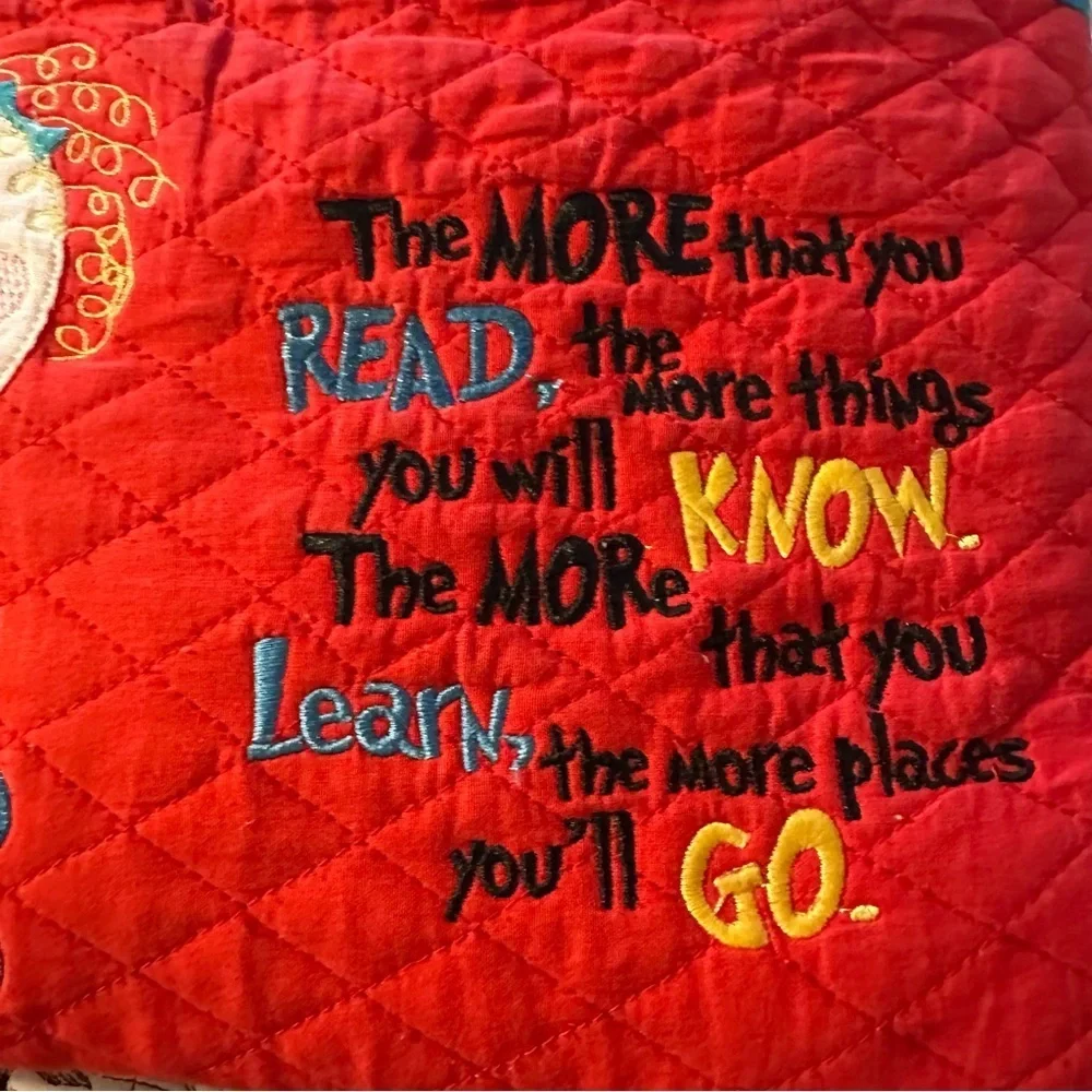 Dr. Seuss bright red